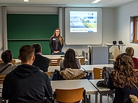 &quot;Kurz noch schnell die Welt retten?&quot; – Christina Kolb informiert über die Karrierechancen nach dem Studium in &quot;Energie- und Umweltmanagement&quot;.