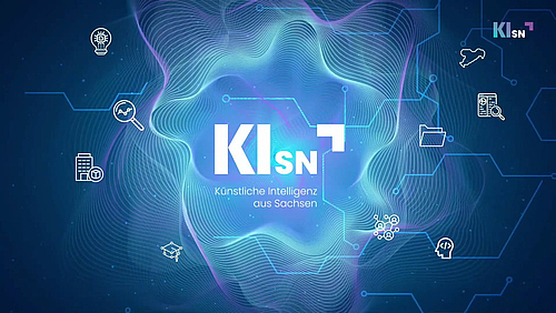Künstliche Intelligenz aus Sachsen heißt auch Künstliche Intelligenz aus Mittweida. Hier wird grundlegend und anwendungsnah zum Zukunftsthema geforscht. Der Screenshot zeigt die Eröffnunsfolie zum 1. Sächsichen KI-Kongress am 10.09.2021 in Leipzig.